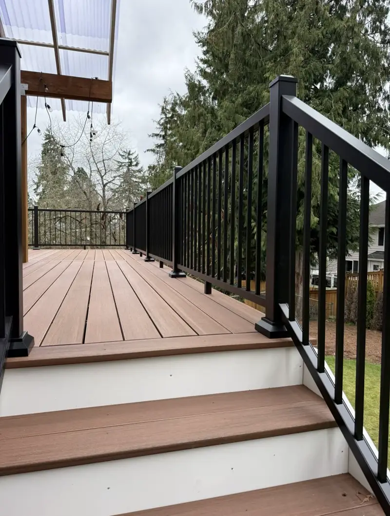New composite deck and railing
