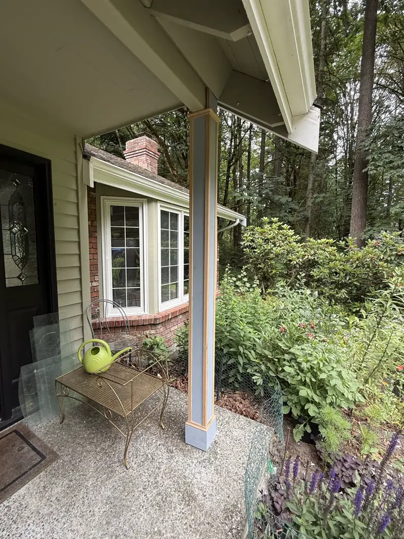 Porch column wrap, photo 1